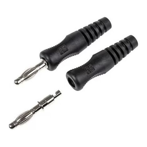 Zehnder 103-4981 - 5 x Fiches Banane 4mm m‚le 50V 16A - Noir