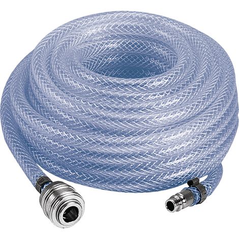 Einhell Tuyau haute pression pour Compresseur (10 mètres - Pression de fonctionnement 15 bar - Ligne diamétrale 1/4 ") Livré avec raccord)