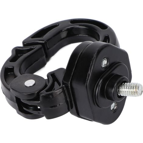 Porte-casque moto crochet avant support bagagerie en acier allié aluminium charge 12kg pour scooter électrique noir (1/5)