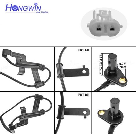 Anwendbar auf Kia ABS-Sensoren 598100S000, 598300S000, 956800S000 und 956800S100 (1/4)