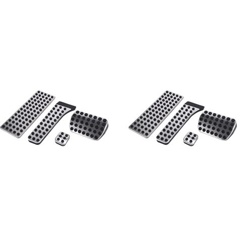Accessori per auto compatibili con i modelli CES, GLK, SLK, CLS, Classe SL, W203, W204, W211, W212, W210 e AMG: tappetini per pedali acceleratore e freno (8 pezzi). (1/3)
