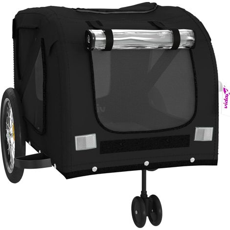 Rimorchio/carrello per animali domestici nero 020044230