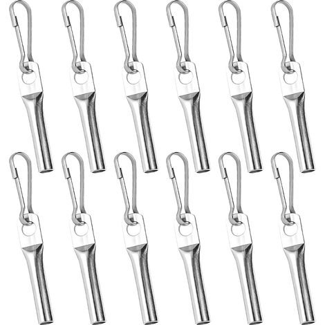 Packung mit 12 verzinkten Simplex-Seilverbindern mit Haken – Für 8-mm-Seile – Rostbeständig – Wetterfest – Ideal für Anhängerplanen (1/5)