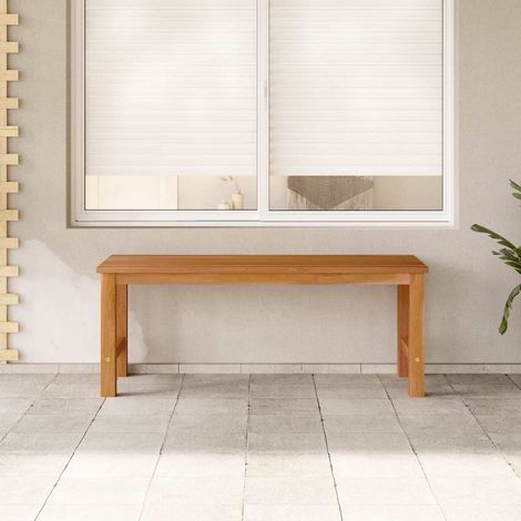 Gartenbank 114 cm aus solidem Teakholz