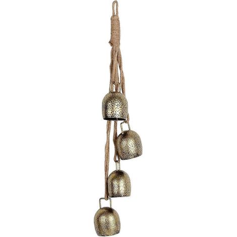 Carillon portatif en métal, clochette vintage en forme de vache, cloche de Noël, décorations de clochette suspendues (1/4)
