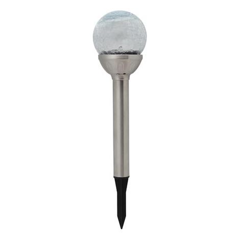 Perel CSOL11D - Luz solar para exterior con filtro de acero inoxidable, RGB, multicolor (12 unidades) (1/3)