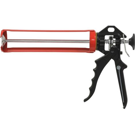 Orange/schwarze Profi-Mastixpistole DRAKKAR TOOLS - 15733