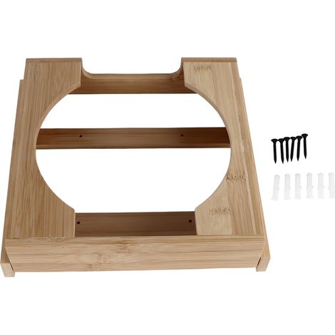 Support distributeur d'assiettes en papier sous armoire, organisateur de cuisine à accès facile pour assiettes de 10 pouces (1/5)