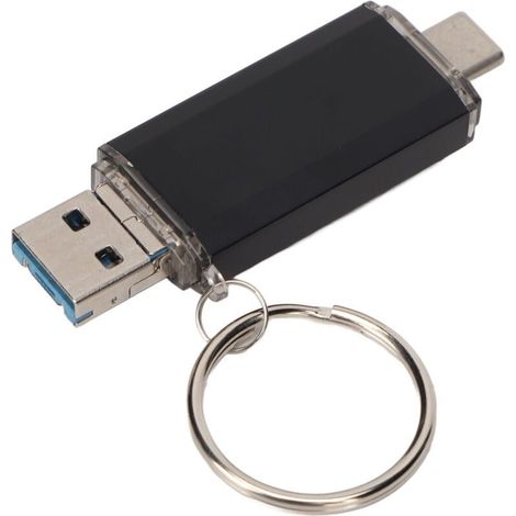 Unità flash USB 3.0 128GB per il Telefono Android e PC, la Memoria Flash Veloce, Resistente all'Acqua, multi-Formato e Plug & Play (1/5)