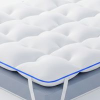 CASABEL Surmatelas 140 x 200 cm en Microfibre