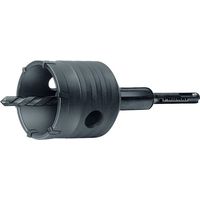 Broca de impacto D.80mm L.180mm total para cajas de distribución 6-KT. Vástago PROMAT