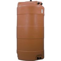 Cuve 1500l Aérienne De Récupération D'eau - Réservoir Vertical Terracotta - Elbi Cv1500