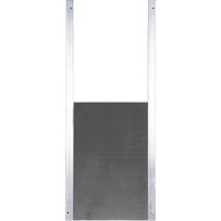 Chick'A – Trappe en aluminium pour poulailler – Sécurisée contre prédateurs – Dimensions 22 cm x 33 cm – Glissières 60 cm pour ouverture facile