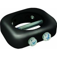 Collier Zubehör - BESTE PREIS QUADRAT - BT7052/B - Schwarz - Für Stangen mit 50 mm - Kunststoff