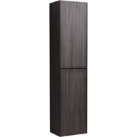 Naturel Verona Armario alto de madera oscura con dos puertas, 40x30x170cm (VERONAV40TD)