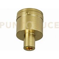 GSTPT3- TAPPO DI CHIUSURA USCITA SUPERIORE COLORE ORO PER STRISCE LED