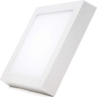 Pannello Led Da 25 W Quadrato 28 X 28 Cm Lampada Plafoniera Da Superficie Bianca