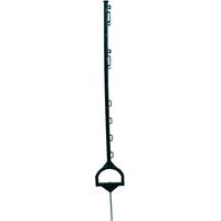 Kunststoffpfahl m. Steigbügel- tritt L=115cm 10 Ösen Farbe w.