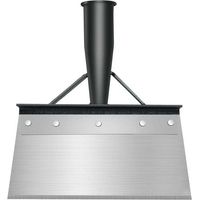 Pala da giardinaggio, attrezzi da giardino, pala multifunzionale per la pulizia, dispositivo per diserbo, raschietto a percussione, per spazi esterni, casa, fattoria (21 cm senza manico in legno)