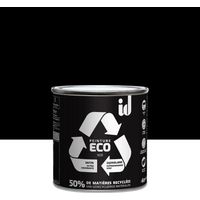 ID Eco seidenmatte schwarze Wand-/Deckenfarbe 0,5 l ID
