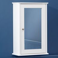 Clovelly White Bathroom Mirror Cabinet