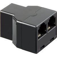 Goobay ISDN T-Adapter - RJ11/RJ14-Buchse (6P4C) 2x RJ11/RJ14-Buchse (6P4C)