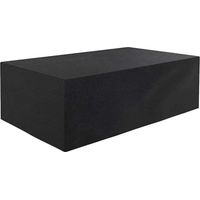 Gartenmöbelabdeckung, verschiedene Größen, Schutzplane für Gartentische und Gartenmöbel, wasserdicht, winddicht, UV-beständig, kältebeständig, schwarze Oxford-Gewebe-Möbelabdeckung, 210 x 120 x 80 cm