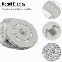 Supports pour chiffons de nettoyage pour aspirateurs Dreame L10S Ultra/ L10S Pro Gen 2/ L10 Ultra/ L10 Prime/ L10S Pro/ X20 Pro (Pièces détachées)