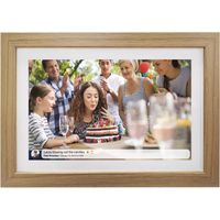 Denver PFF-1042LW Fotorahmen digital Wood 25,6 cm (10,1") Touchscreen Wifi