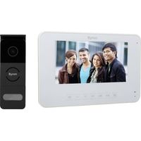 Interphone vidéo infrarouge 2 fils 17.8cm – Vision nocturne 110° – Installation facile – DIC24312 – Byron