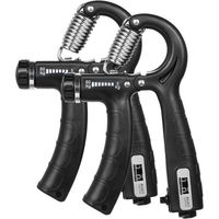 Saisir, 2Pcs Hand Grip Strengthener Avec Compteur 5-60Kg Résistance Réglable Fitness Hand Exerciser Pour Muscle Building