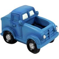Pot de fleurs créatif pour voiture, jardinière pour plantes succulentes, pot en résine, pot pour plantes succulentes-Blue