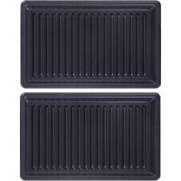 Piastre per panini, set di 2, xa800312 - tostiera per croque-monsieur tefal