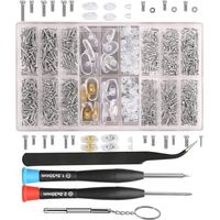 Kit d'outils de réparation lunettes,kit lunettes, Accessoires lunettes en acier inoxydable, Outil fabriqué avec précision pour soleil, à demi- -