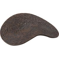 Signes Grimalt Bandeja De Decoración Decoracion Plato Decorativo Bandejas Negro 32x46x7cm 27091