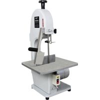 Monster Shop – Scie à os électrique 750W – Vitesse 15m/s – Épaisseur de découpe 4-180mm – Lame de rechange incluse – Table de coupe large