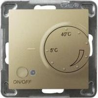 Ospel Impresja regolatore di temperatura metallico dorato