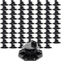 XPOtool Set 70x Stelzlager für Terrassen, 2700kg, 33-64mm, höhenverstellbare Stellfüße für Terrassendielen, Platten und Planken