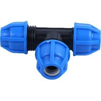 Connecteur de tuyau d'arrosage en T Raccord de raccord en plastique Raccord de tuyau d'arrosage Connecteur de tuyau d'arrosage - 20 mm