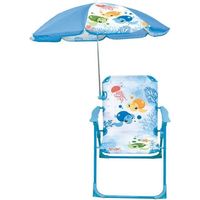 Gartenmöbel - FUN HOUSE - My Little Turtle Shell Chair H.53 x B.38,5 x T.37,5 cm mit 65 cm Sonnenschirm - Für Kinder