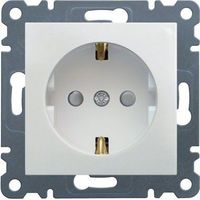 Lumina Base de enchufe 2P+TT blanco polar WL1060
