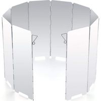 Pare-vent en aluminium pour réchaud de camping, protection contre le vent pour grillade et équipement de cuisine extérieure