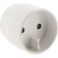 Adaptateur blanc mâle Asie / femelle France - Zenitech