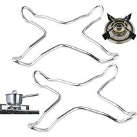YMYNY 2pcs Stainless Steel Gas Reducer for Gas Stove Trivet Wok Gas Stove Gas Stove Trivet Coffee Pot Holder