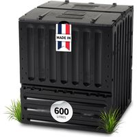 GARANTIA ECO-KING Composteur 600 L, noir