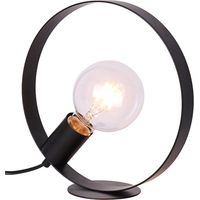 Lampada da tavolo Candellux NEXO nera in metallo E27