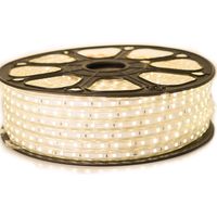 Sysled – Ruban LED 5050 blanc chaud étanche IP68 – Longueur 50 mètres – 1080 lumens/m – 10W/m – Pour installation intérieure/extérieure