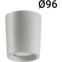 Plafonnier "LIVIA 90" FUMAGALLI - GU10 - 6W - IP55 - Gris