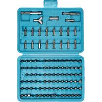 Silverline – Mallette 100 pièces embouts de vissage – 95 embouts en chrome-vanadium – Plats, Phillips, PZD, 6 pans, Torx – 633840