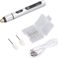 Stylo Broyeur Électrique Rechargeable 3 Vitesses avec Rotation Bidirectionnelle et Batterie Intégrée
